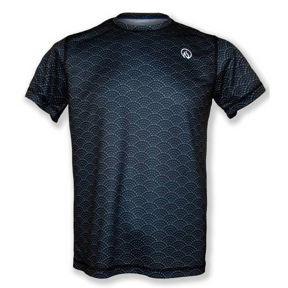 NEW INKNBURN men's tranquility tech shirt in black